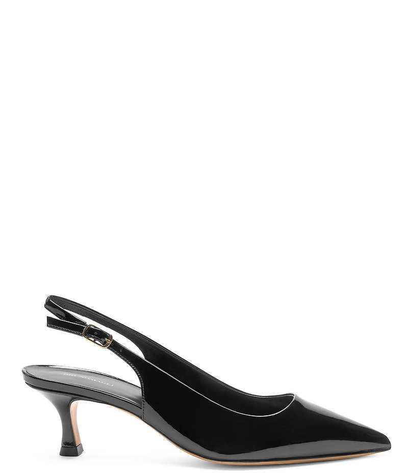 Bruno Magli Palerma Patent Leather Slingback Pumps