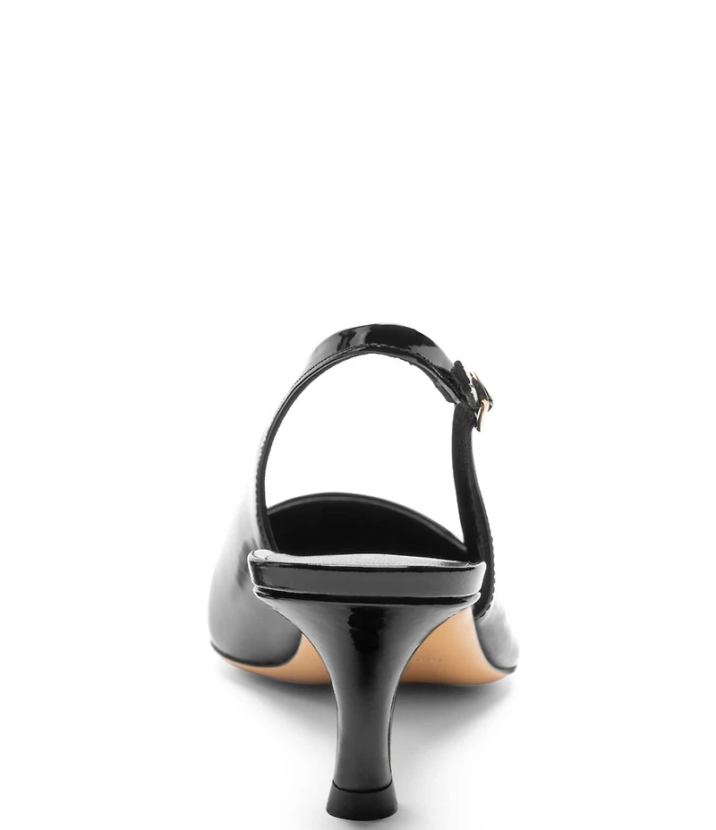 Bruno Magli Palerma Patent Leather Slingback Pumps