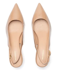 Bruno Magli Palerma Patent Leather Slingback Pumps