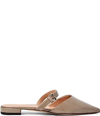 Bruno Magli Pasha Crinkle Patent Pointed Toe Mules