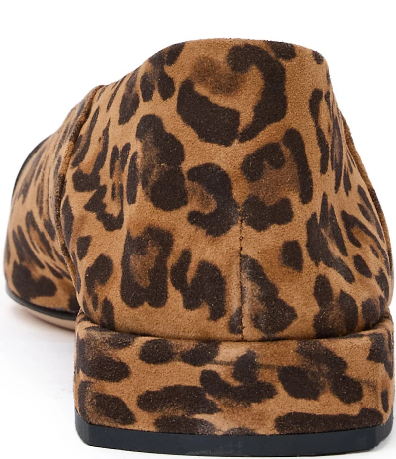 Bruno Magli Patria Leopard Print Suede Flats
