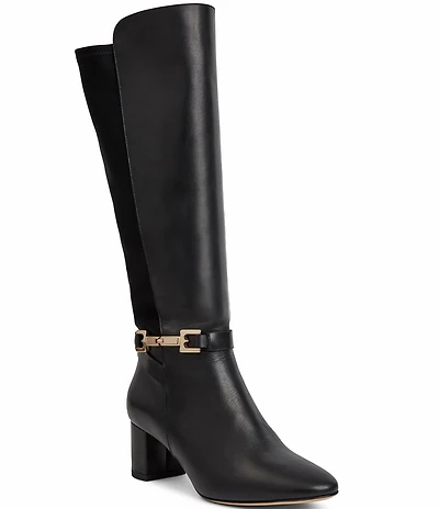 Bruno Magli Patrizia Leather Knee High Boots
