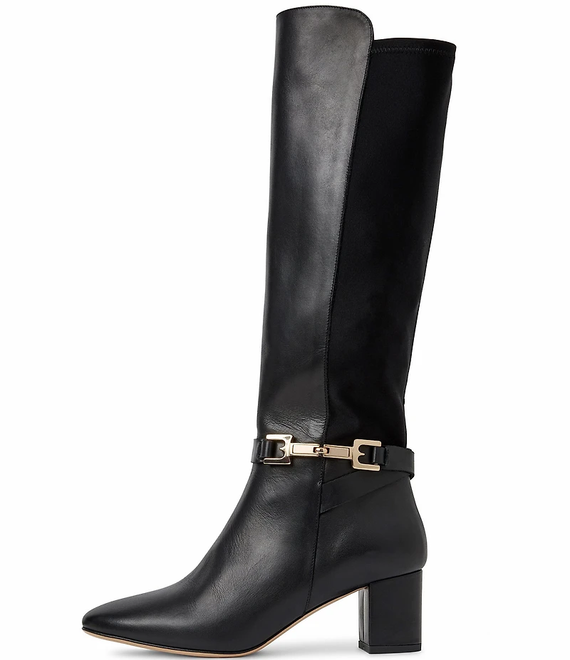 Bruno Magli Patrizia Leather Knee High Boots