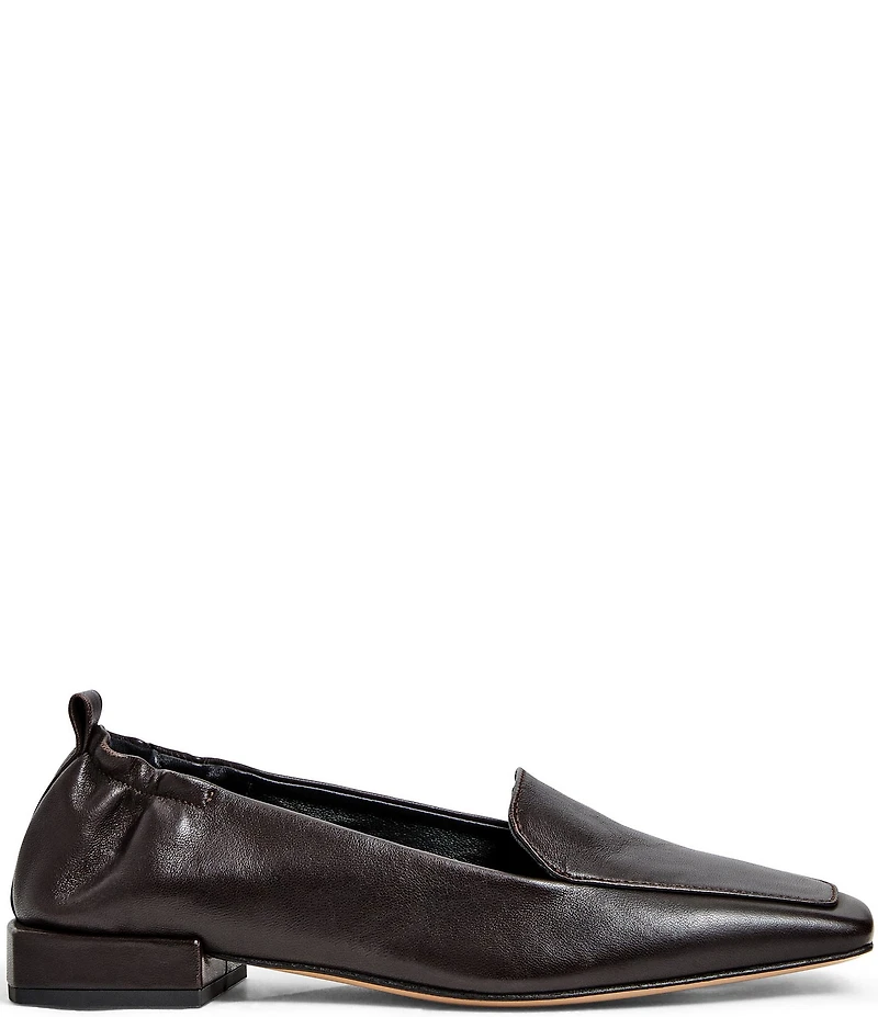 Bruno Magli Porscha Leather Square Toe Loafers