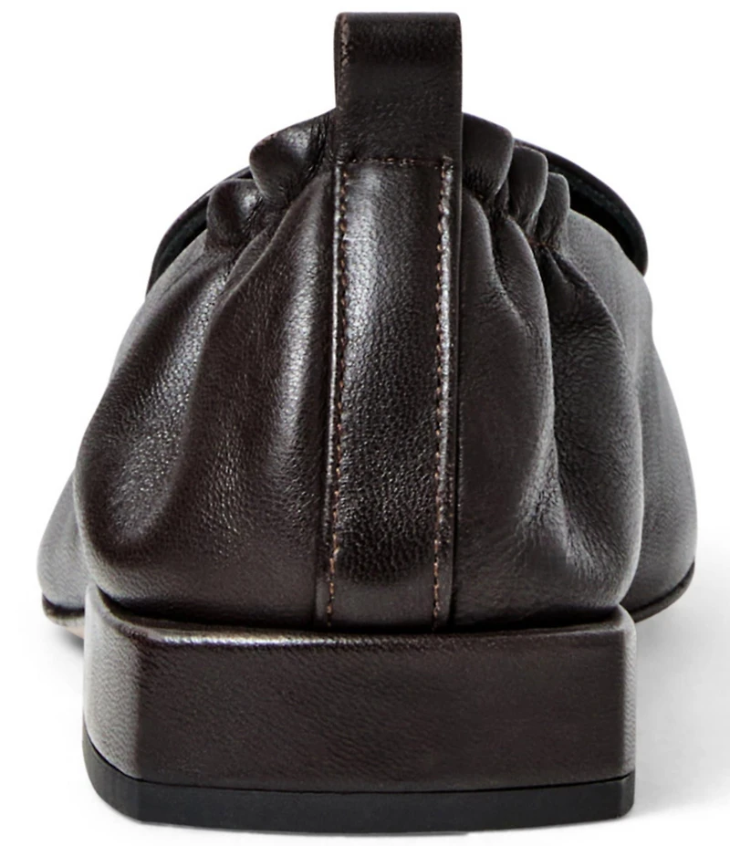 Bruno Magli Porscha Leather Square Toe Loafers