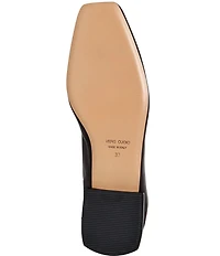 Bruno Magli Porscha Leather Square Toe Loafers