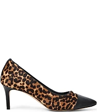 Bruno Magli Tara Leopard Print Hair Calf Stiletto Pumps
