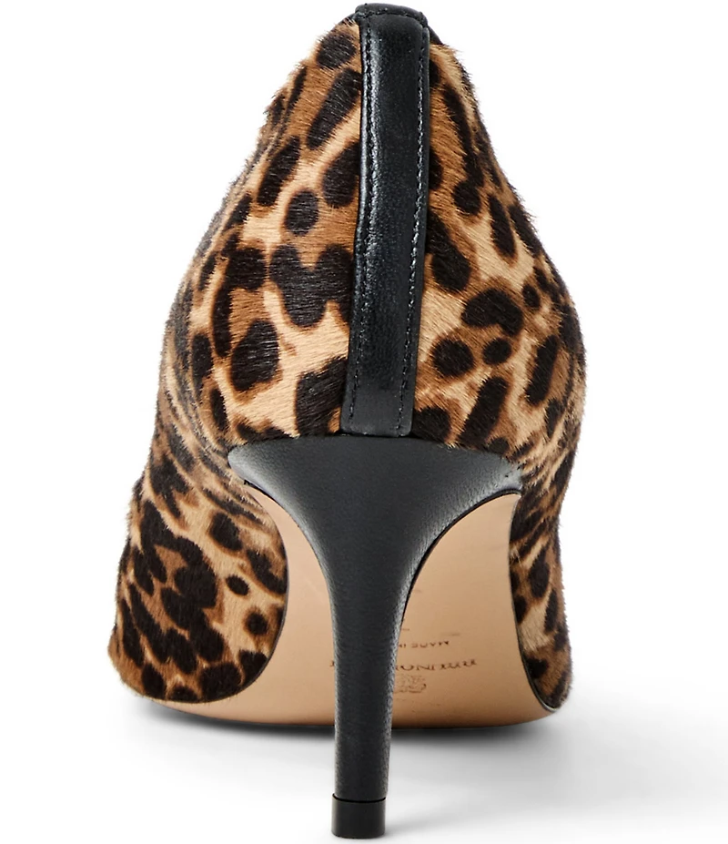 Bruno Magli Tara Leopard Print Hair Calf Stiletto Pumps