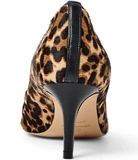 Bruno Magli Tara Leopard Print Hair Calf Stiletto Pumps