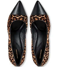 Bruno Magli Tara Leopard Print Hair Calf Stiletto Pumps