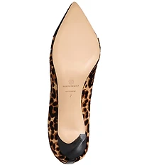 Bruno Magli Tara Leopard Print Hair Calf Stiletto Pumps