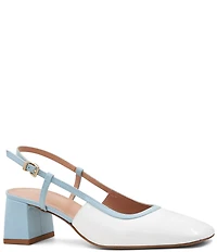 Bruno Magli Tasa Colorblock Patent Leather Slingback Pumps