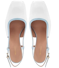 Bruno Magli Tasa Colorblock Patent Leather Slingback Pumps