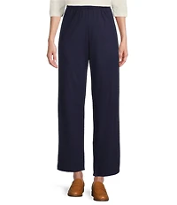Bryn Walker Anka Ponti Elastic Waist Straight Leg Pants
