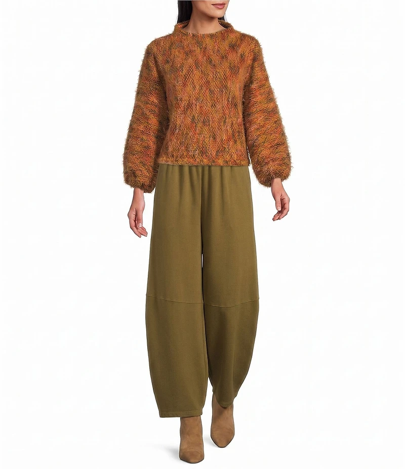 Bryn Walker Anna Crew Neck Long Sleeve Knit Sweater