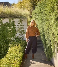 Bryn Walker Anna Crew Neck Long Sleeve Knit Sweater