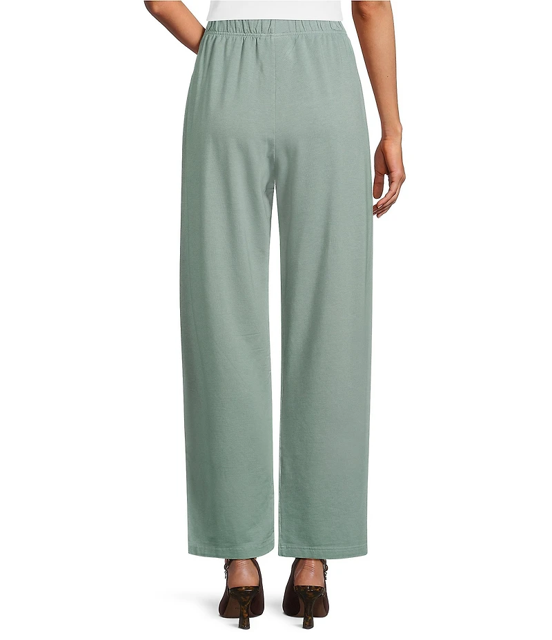 Bryn Walker Bamboo Blend French Terry Elastic Waist Travel Pants