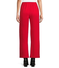 Bryn Walker Bamboo French Terry Elastic Waist Straight Leg Travel Pants