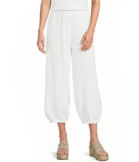 Bryn Walker Campa Cotton Gauze Elastic Waist Balloon Banded Cuff Pants