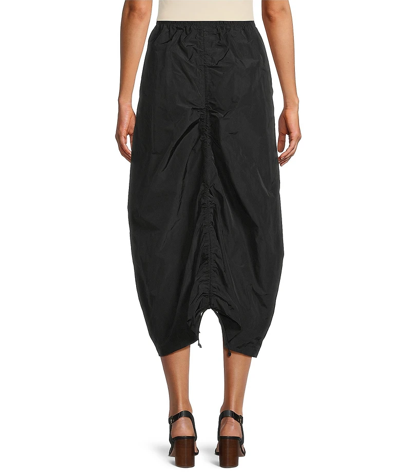Bryn Walker Cleo Memory Crunch Flat Front Ruched Skirt