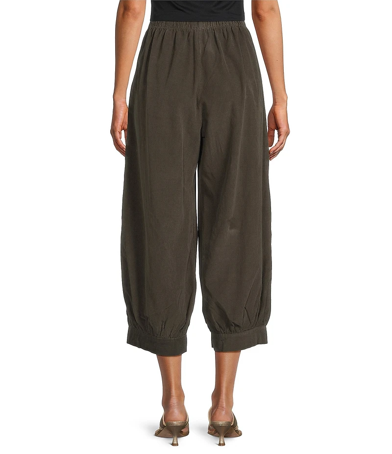 Bryn Walker Cotton Corduroy Elastic Waist Banded Cuff Wyatt Pants