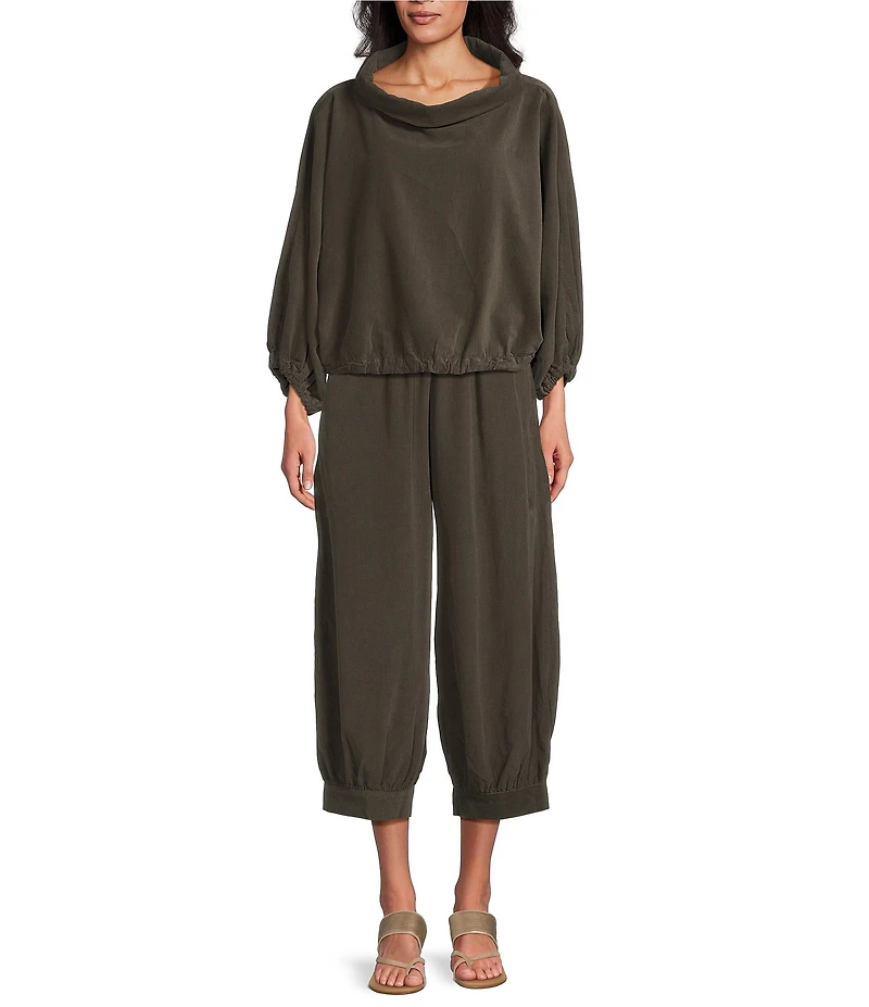 Bryn Walker Cotton Corduroy Elastic Waist Banded Cuff Wyatt Pants