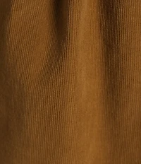 Bryn Walker Cotton Corduroy Elastic Wait Patch Pocket Crop Pasha Pants