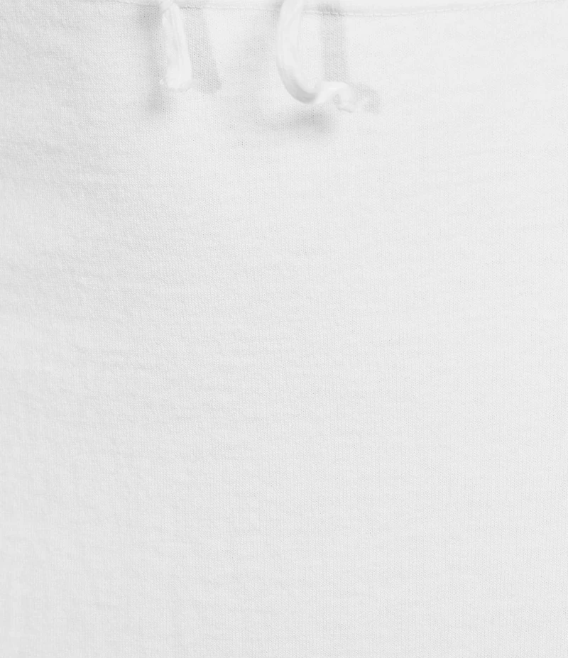 Bryn Walker Cotton Jersey Drawstring Elastic Waist A-Line Skirt