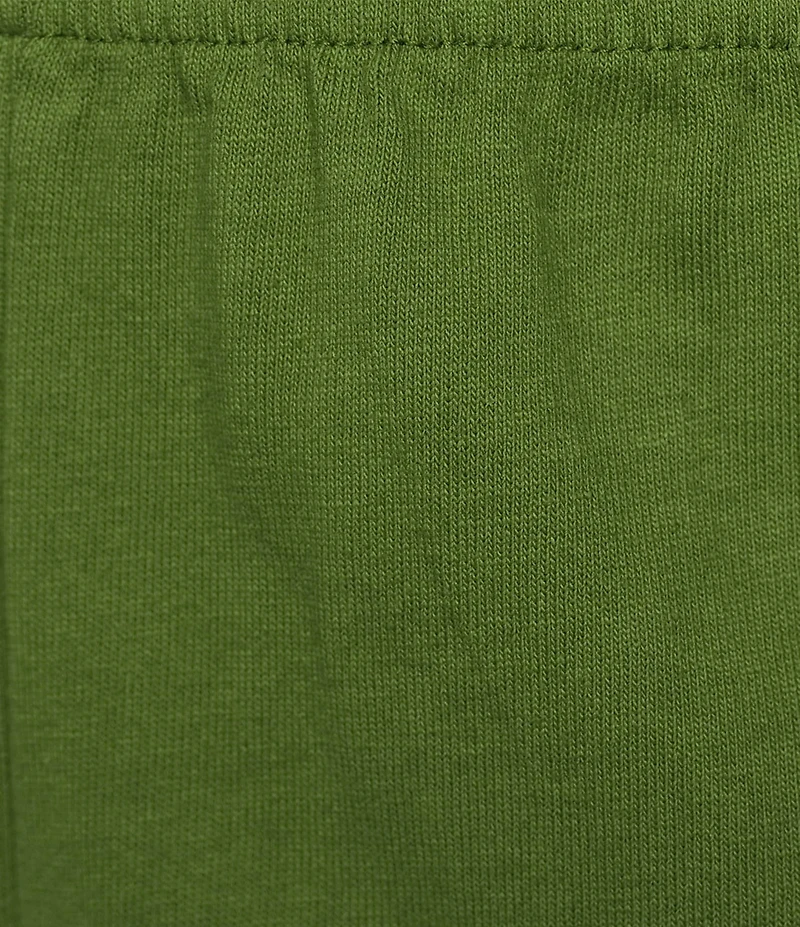 Bryn Walker Cotton Jersey Elastic Waist Straight Leg Crop Pants