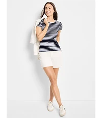 NIC + ZOE Denim Look Mid Rise Shorts