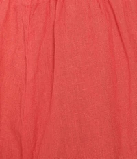 Bryn Walker Ella Flat Front Light Linen Wide Leg Cropped Pants