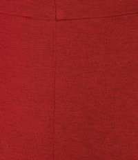 Bryn Walker French Terry Flat Front Midi Pencil Skirt