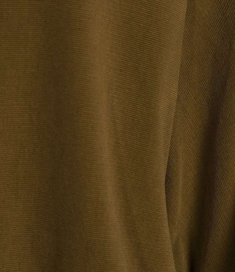 Bryn Walker Giovanna Cotton Corduroy Cowl Neck Long Sleeve Shirt
