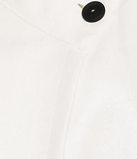 Bryn Walker Greta Mock Neck Collar Cap Sleeve Vest
