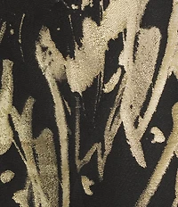 Bryn Walker Henrietta Foglia D'oro Cowl Neck Sleeveless Dress