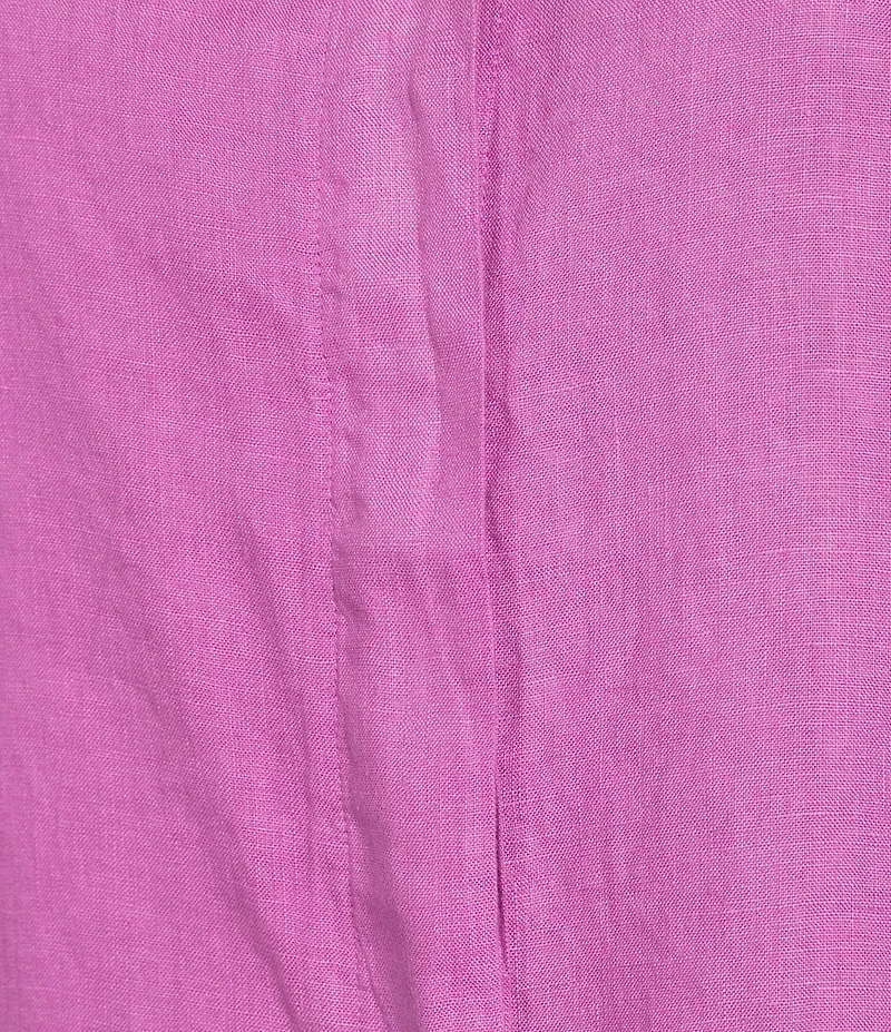 Bryn Walker Joan Light Linen Point Collar 3/4 Sleeve Shirt