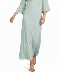 Bryn Walker Light Linen Long Bias Skirt