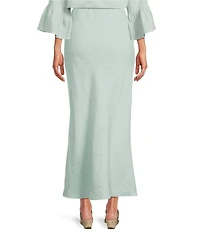 Bryn Walker Light Linen Long Bias Skirt