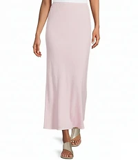 Bryn Walker Light Linen Long Bias Skirt