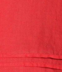 Bryn Walker Light Linen Round Neck 3/4 Sleeve Pintuck Shirt