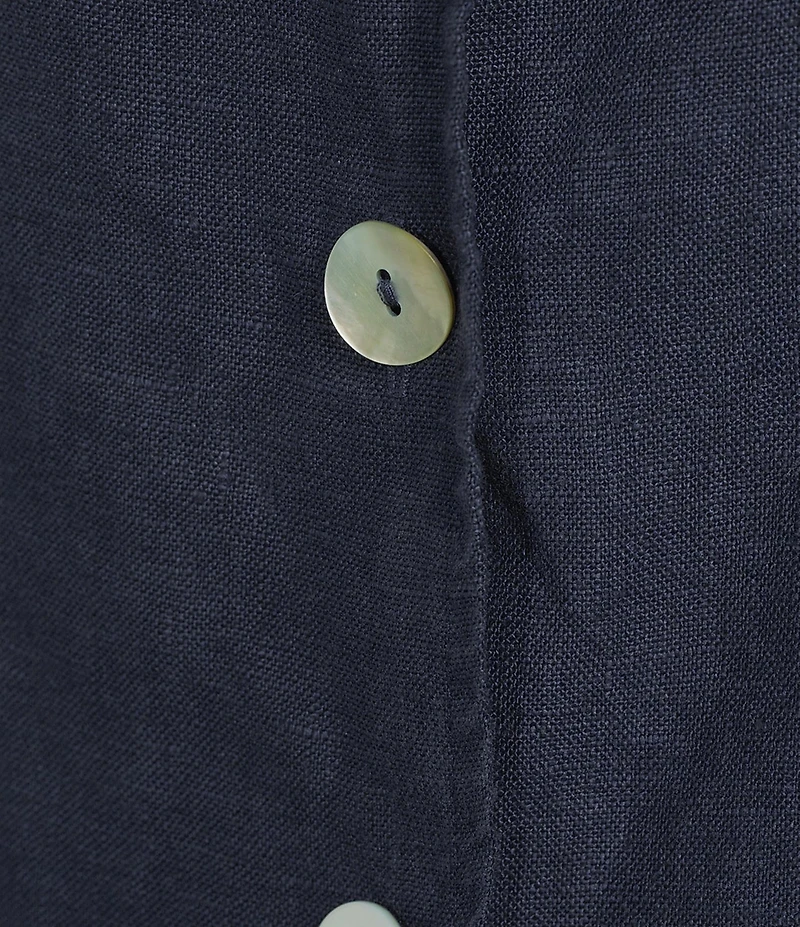 Bryn Walker Linen Shawl Collar Long Sleeve Sailor Jacket