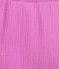 Bryn Walker Market Cotton Gauze Flat Waist A-Line Midi Skirt