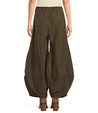 Bryn Walker Olin Memory Crunch Wide-Leg Lantern Pull-On Pants