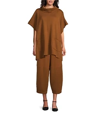 Bryn Walker Oliver Bamboo French Terry Elastic Waist Lantern Pants
