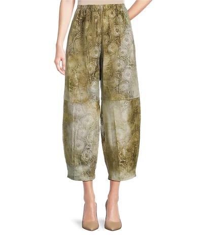Bryn Walker Oliver Coordinating Velvet Chenille Elastic Waist Lantern Pants