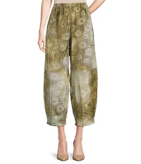 Bryn Walker Oliver Coordinating Velvet Chenille Elastic Waist Lantern Pants