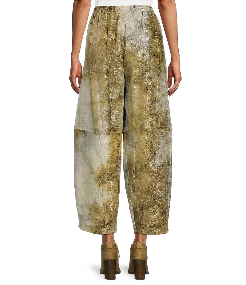Bryn Walker Oliver Coordinating Velvet Chenille Elastic Waist Lantern Pants