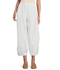 Bryn Walker Olivier Cotton Jersey Elastic Waist Lantern Leg Pants
