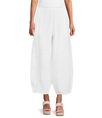 Bryn Walker Olivier Light Linen Ankle Lantern Coordinating Pull-On Pants