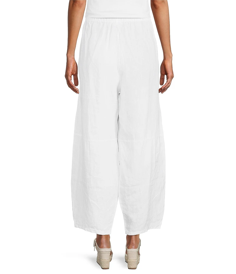 Bryn Walker Olivier Light Linen Ankle Lantern Coordinating Pull-On Pants